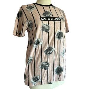 Womens Shirt Size Medium Blokecore Sporty Indie Hooligan Cheeky Streetwear